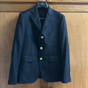 Brooks Brothers Boys Prep - 3 button Blazer with Gold Buttons